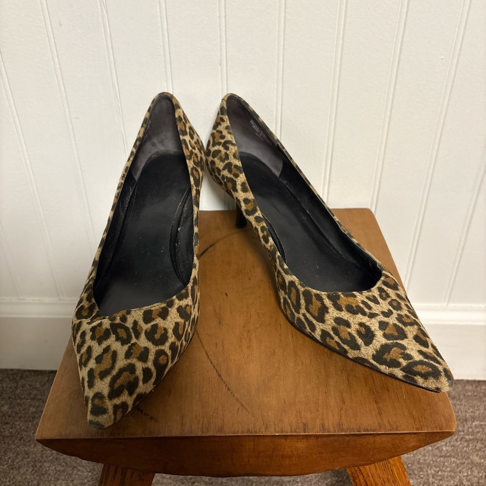 Leopard Print Nine West Pumps